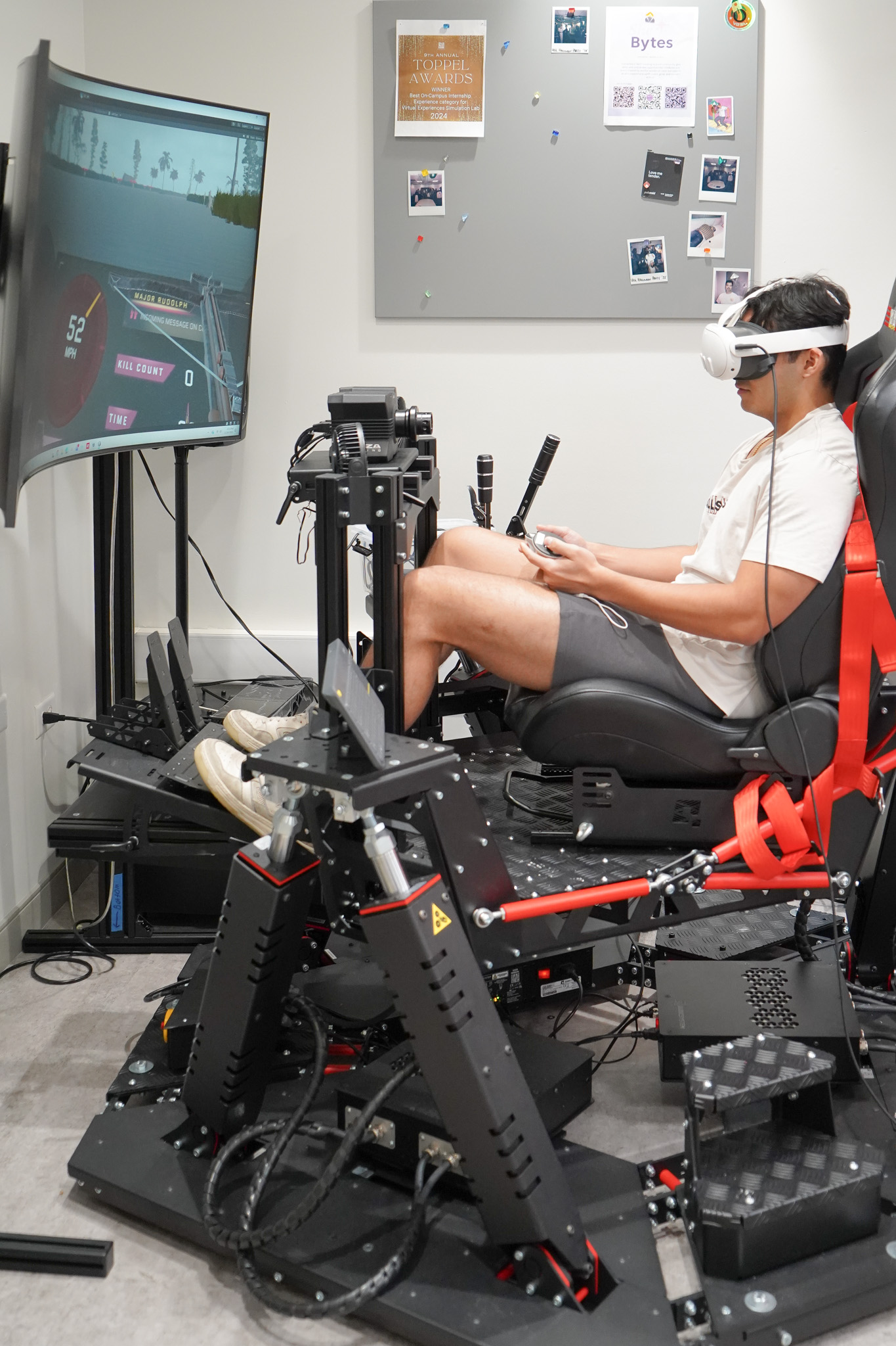 Players observing gameplay on screen